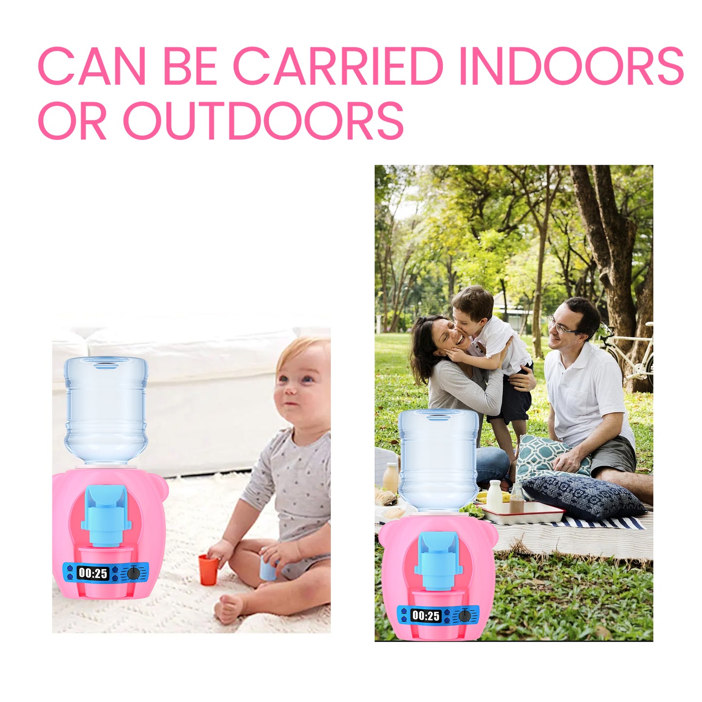 Juguete Mini dispensador de agua para niños