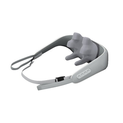 Masajeador de columna cervical de alta duración con batería para cuello, trapecio, hombros, cintura, piernas, compresa caliente