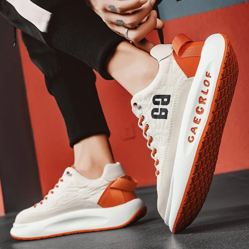 Zapatillas deportivas para hombre, transpirables, cómodas e informales, planas, antideslizantes.
