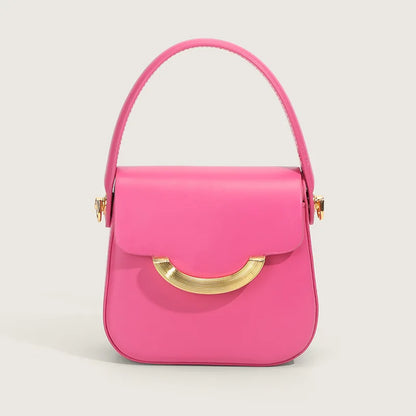 Bolso pequeño cuadrado para mujer, versátil mini bolso cruzado con cadena