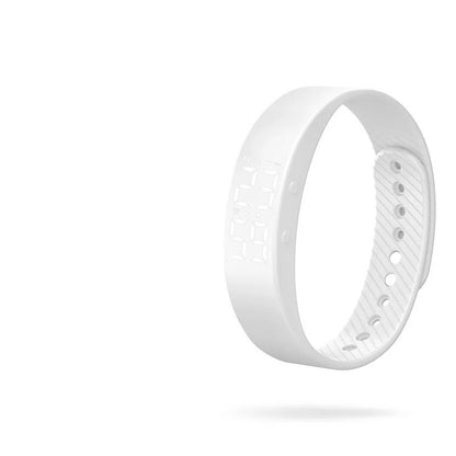 Reloj inteligente electrónico con vibración, resistente al agua, luz nocturna, pulsera deportiva