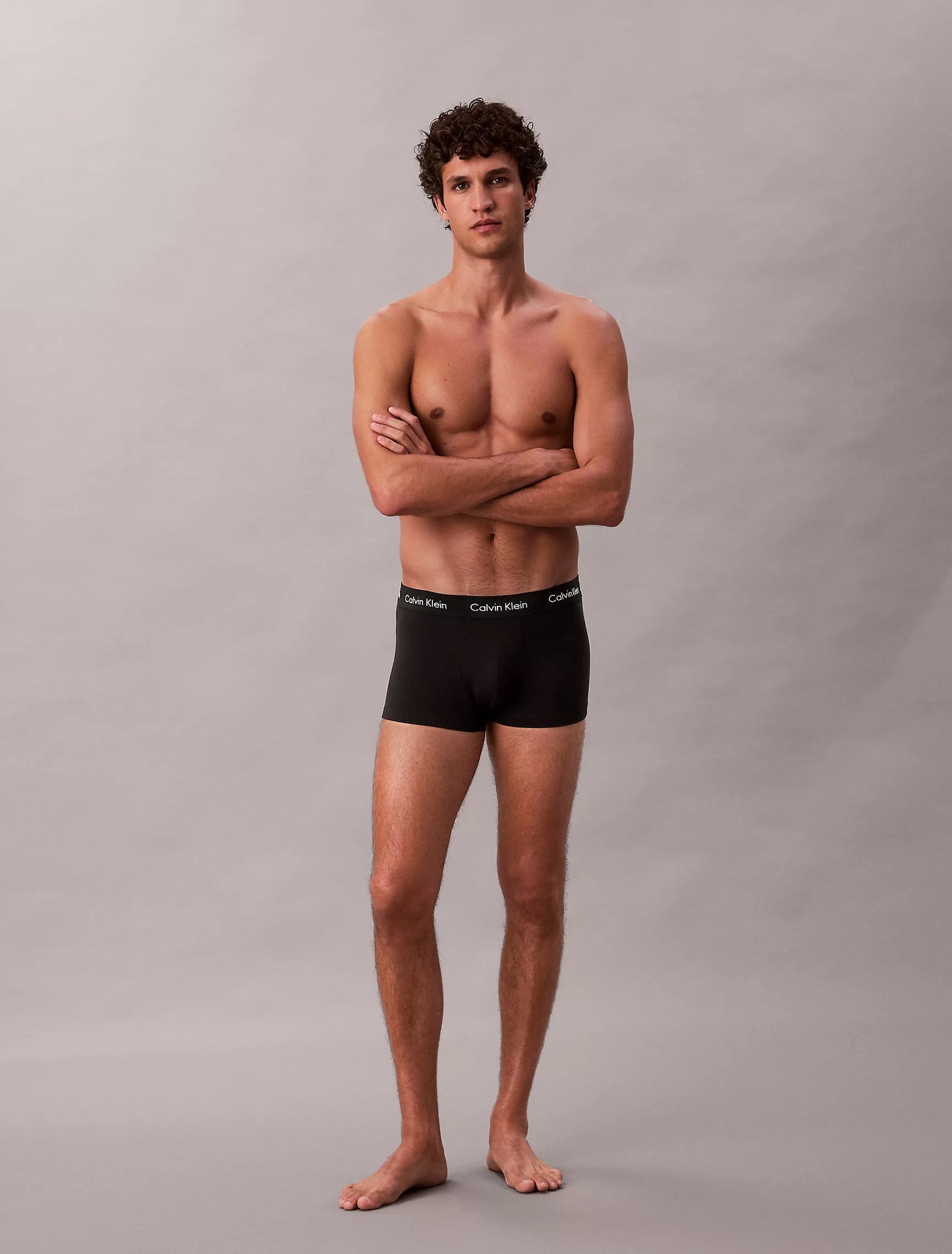 Cklein Cotton Stretch 3-Pack Low Rise Trunk