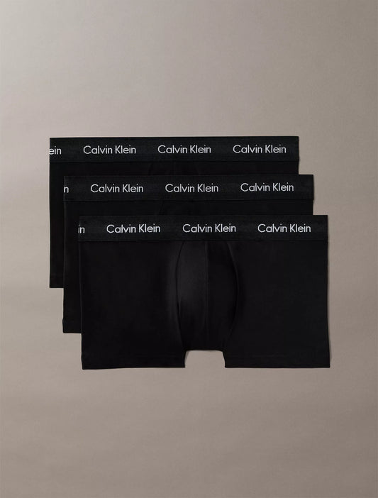 Cklein Cotton Stretch 3-Pack Low Rise Trunk