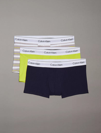 Cklein Icon Cotton Stretch 3-Pack Low Rise Trunk