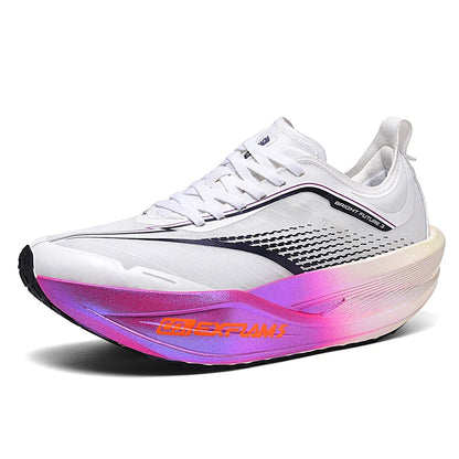 Zapatillas hombre, malla profesional, transpirables, acolchados, planos, cómodos, entrenamiento de maratón