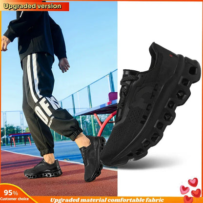 Zapatos deportivos de diseño hueco para hombre: ligeros y transpirables