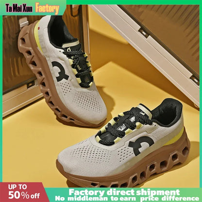 Zapatos deportivos de diseño hueco para hombre: ligeros y transpirables