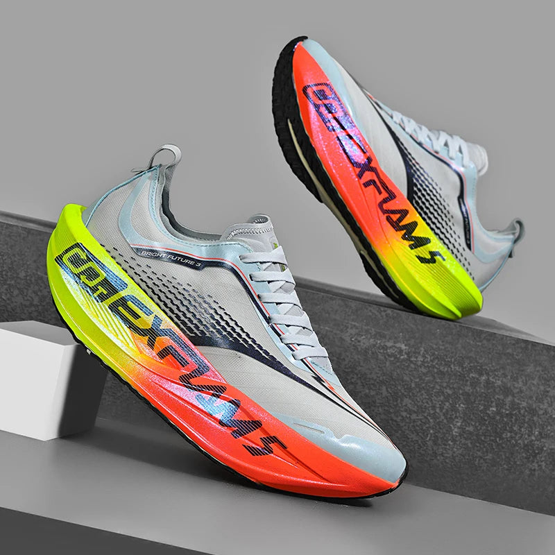Zapatillas hombre, malla profesional, transpirables, acolchados, planos, cómodos, entrenamiento de maratón