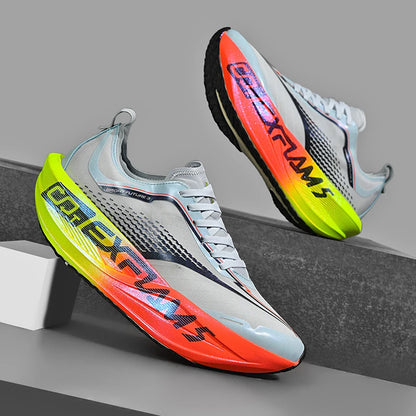 Zapatillas hombre, malla profesional, transpirables, acolchados, planos, cómodos, entrenamiento de maratón