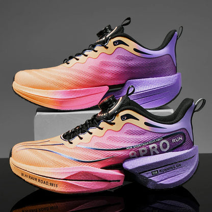 Zapatillas deportivas con placa de carbono, ligeras y transpirables para mujer