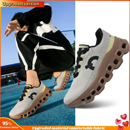 Zapatos deportivos de diseño hueco para hombre: ligeros y transpirables