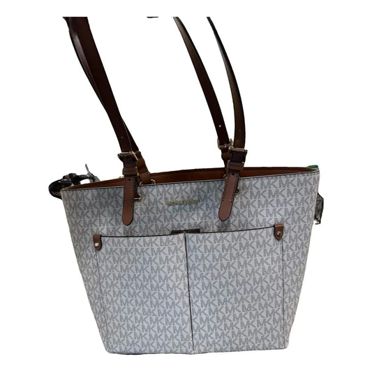 Bolso tote Michael Kors Vanilla MK negro